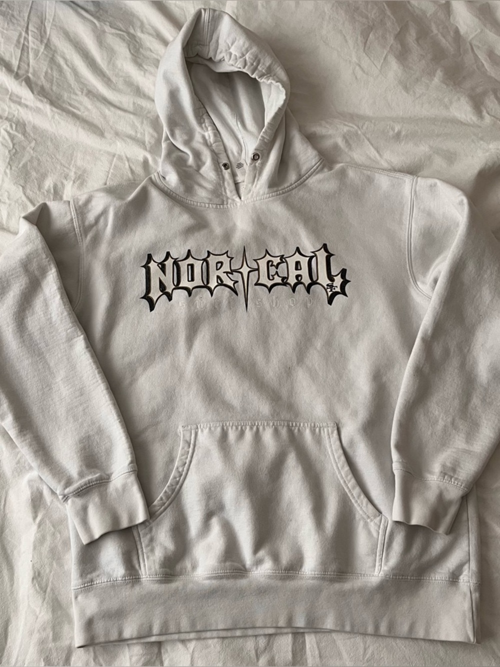 NorCal White Surf Shop Hoodie SF California Men’s XL